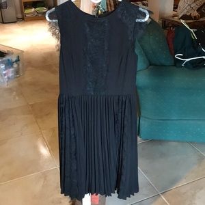 Black Lacey Sleeve Dress